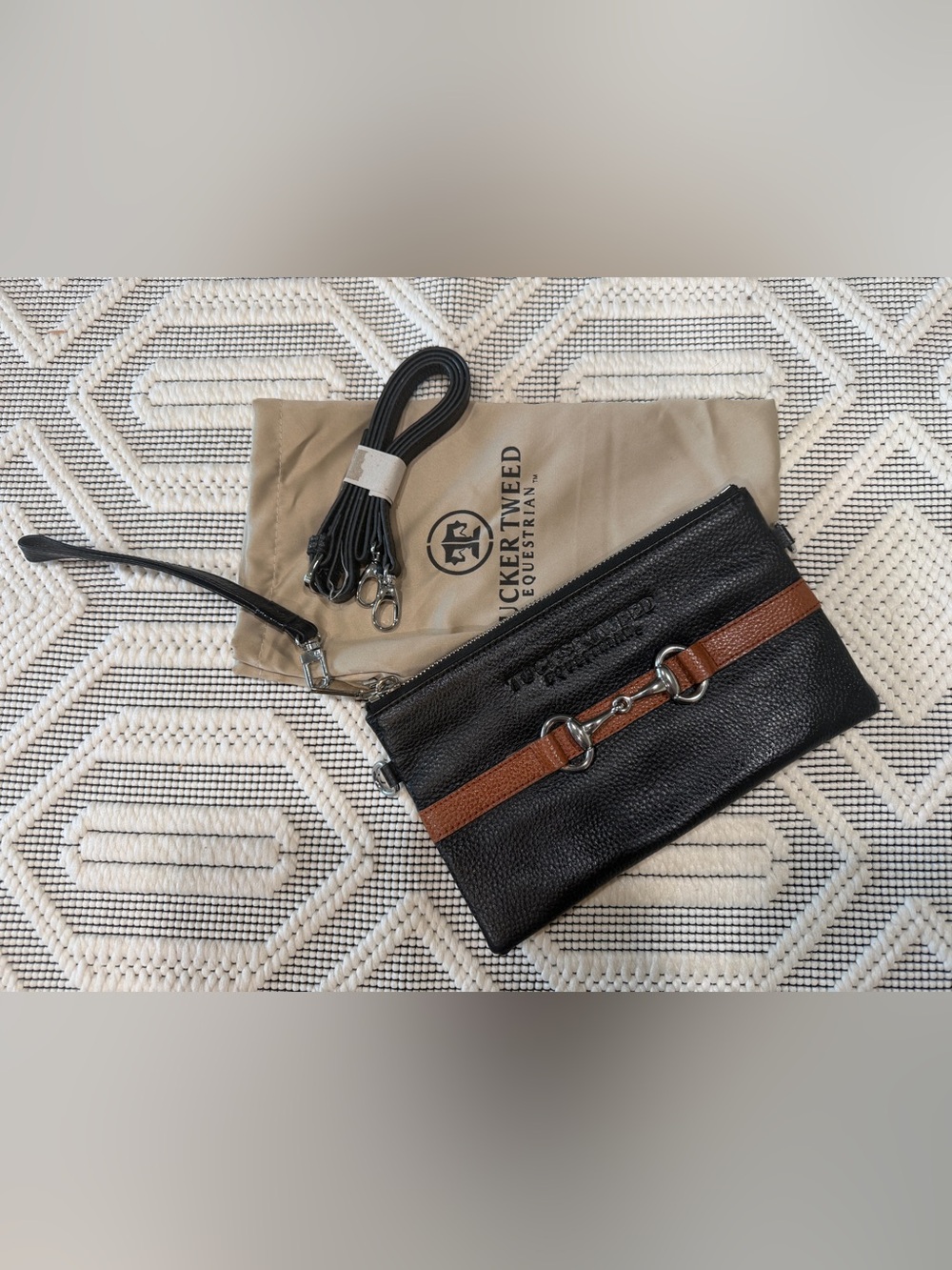 Tucker Tweed Wellington Clutch